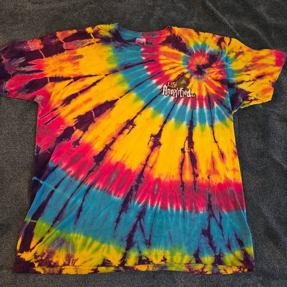 Rock And Roll Hall of Fame Museum Shirt Unisex 2XL Tie-dye Double Sided